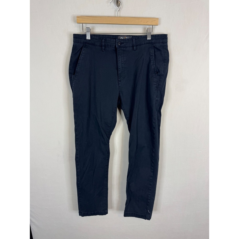 DU/ER Live Lite Slim Fit Chino Pants Navy Blue Performance Trousers 33x32